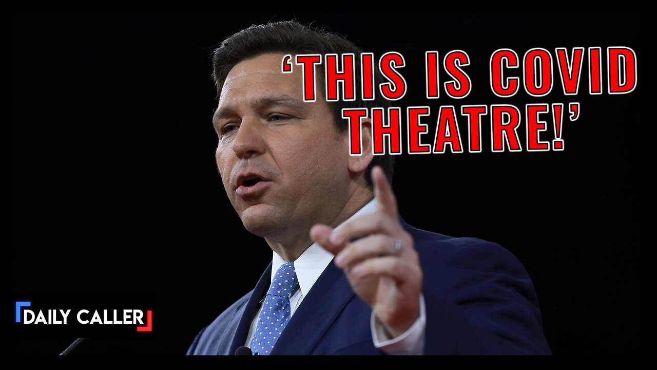 'This Is COVID Theater': DeSantis Blasts The DOJ For Appealing Plane Mask Mandate Ruling