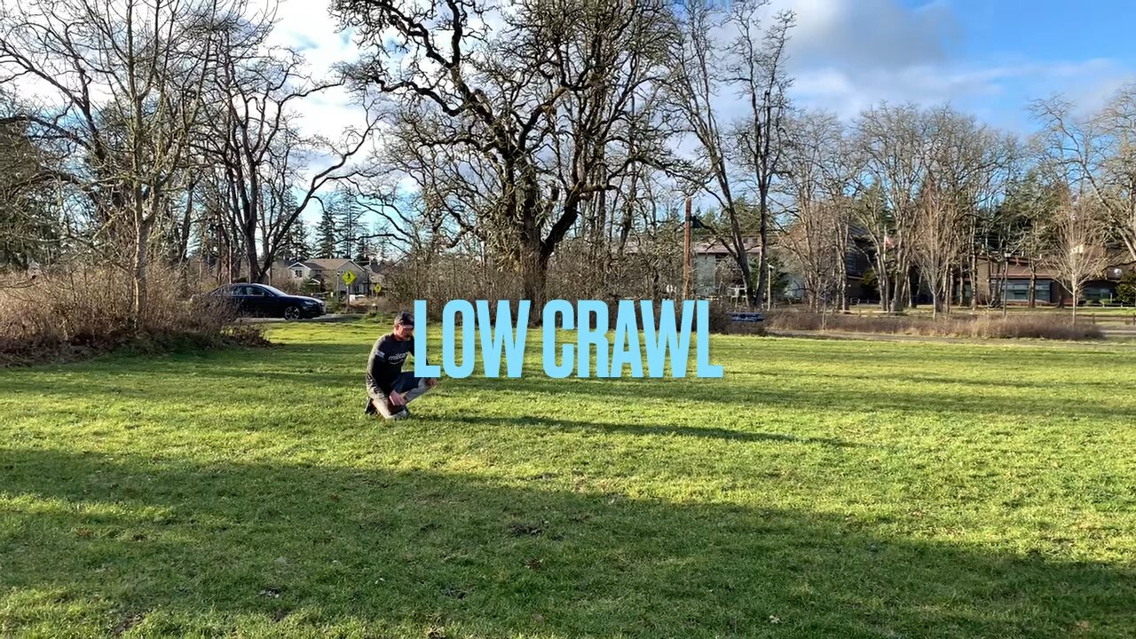 Crawl-crawl-burpee-sprint!