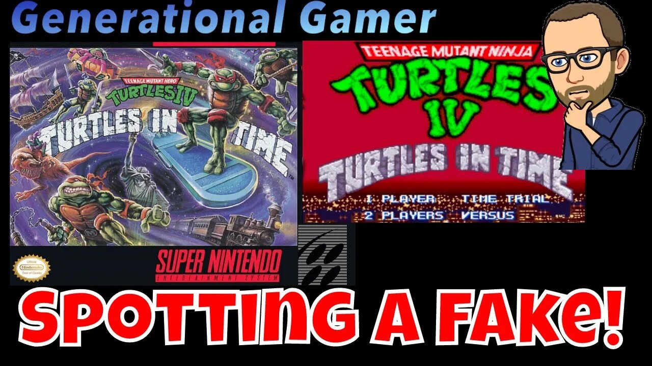 How To Spot A Fake SNES Game (Teenage Mutant Ninja Turtles IV - Turtles In Time)