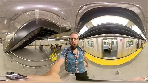 Exploring Hudson Yards Subway Station (VR Video)