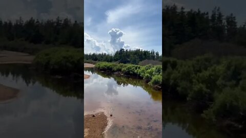 Hidden section of the beach