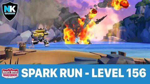 Angry Birds Transformers - Spark Run Series - Level 156 - Featuring Sunstreaker