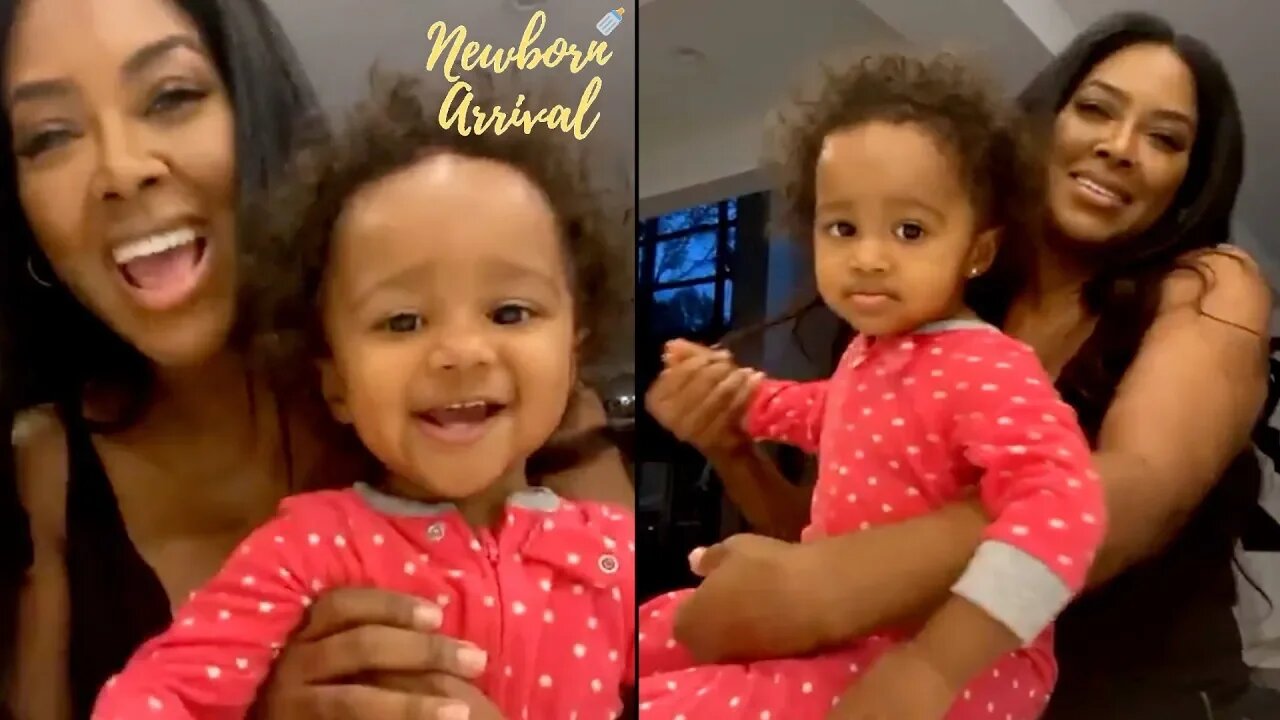 Kenya Moore Daughter Brooklyn Begins To Talk! 🗣