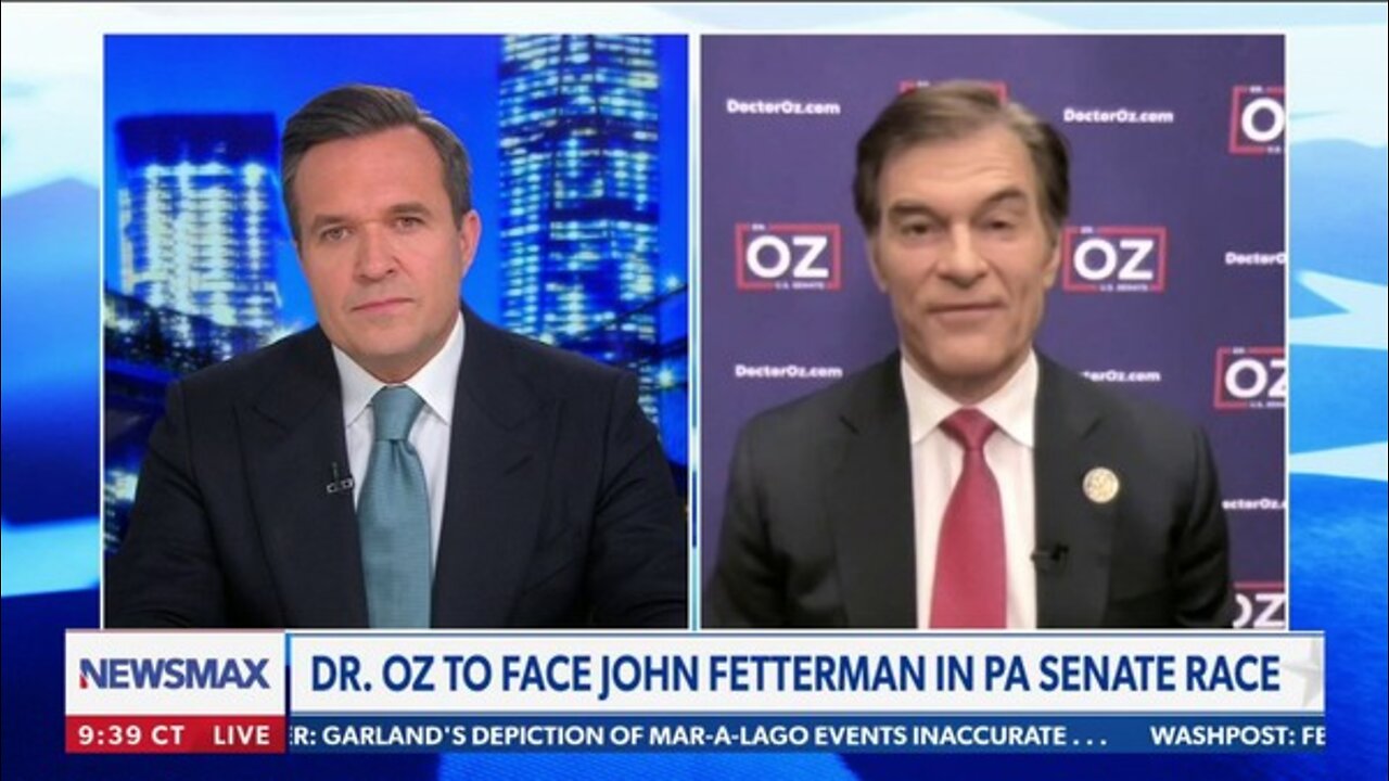 Dr. Oz unveils to Greg a new campaign ad against his competition, John Fetterman