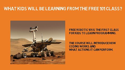 FREE StartonEDU Robotic&Coding 101