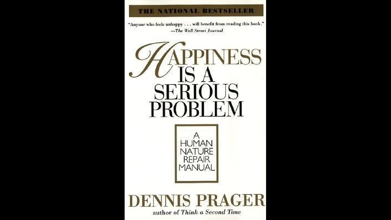 Happiness is a Serious Problem (Book of the Week 12/08/2024)