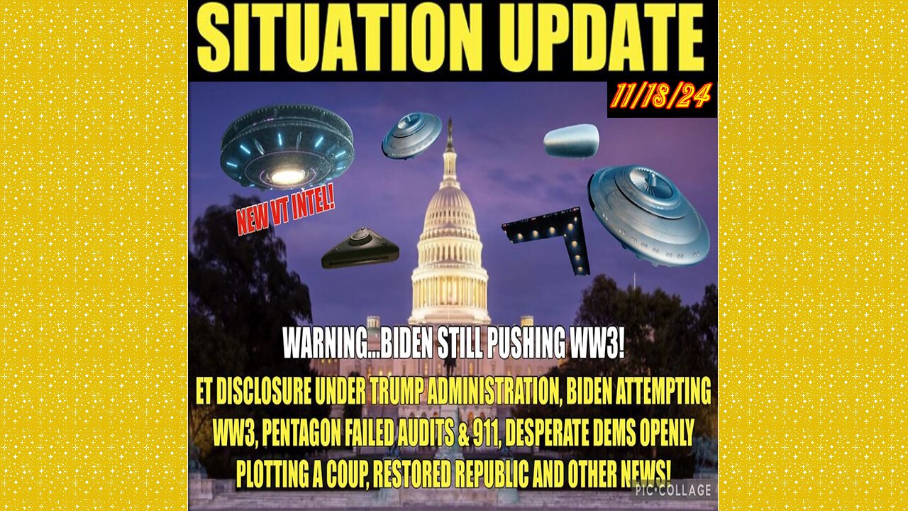 SG Anon. Juan O Savin ~ Situation Update 11/18/24 ~ Restored Republic > Judy Byington- Q+ White Hats