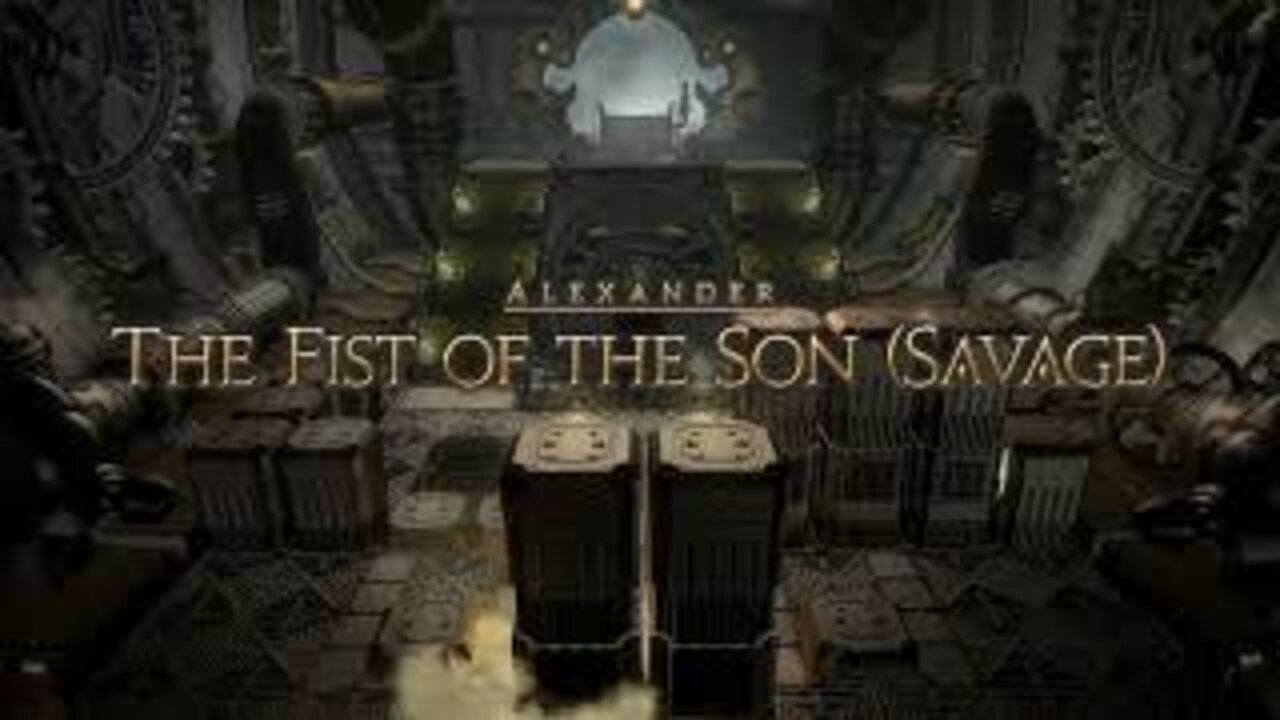 FINAL FANTASY XIV (Solo WAR) Alexander - The Fist of the Son (Savage)