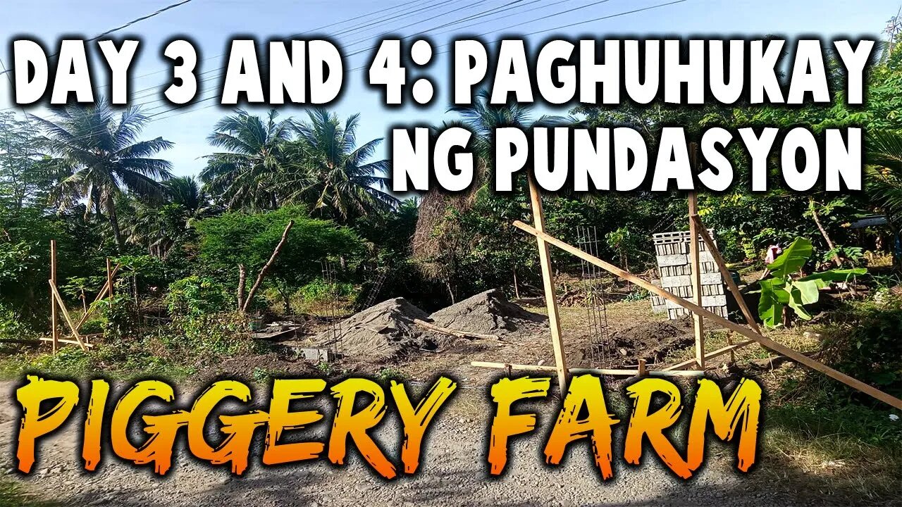 BUILDING PIGGERY FARM Day 3 & 4: PAGHUHUKAY PARA SA BAKOD // Katas ng Taiwan- Aron Sedanto Vlog