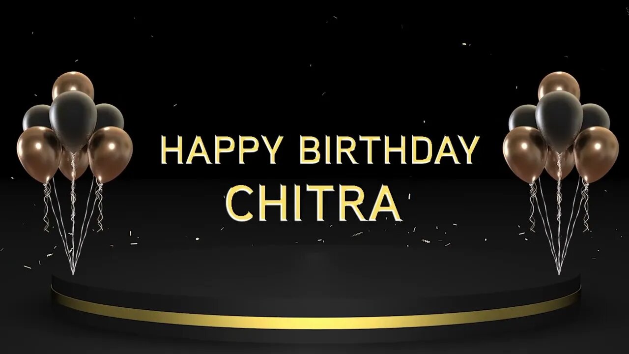 Wish you a very Happy Birthday Chitra