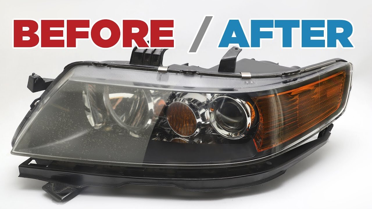 How to Refinish/Restore Cloudy Plastic Headlight Lens FOR GOOD