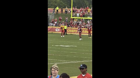 Chiefs Training Camp watch Pat Having FUN!!!