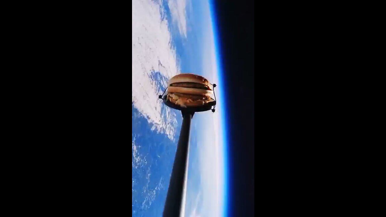 Live Footage: Sending a McDonalds BigMac to space