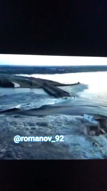 It has been confirmed that the Nova Karhovka dam in Kherson Oblast has been blown up. 🇺🇦