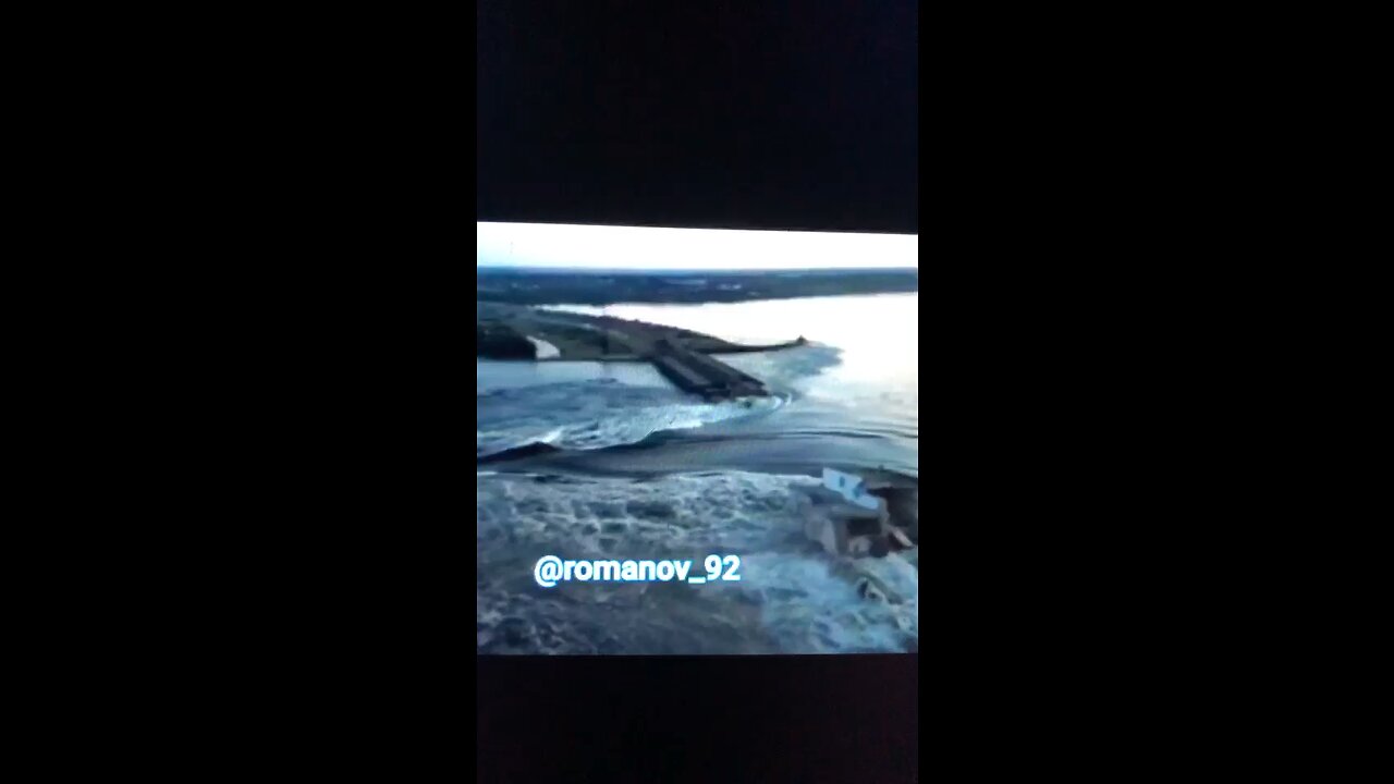 It has been confirmed that the Nova Karhovka dam in Kherson Oblast has been blown up. 🇺🇦