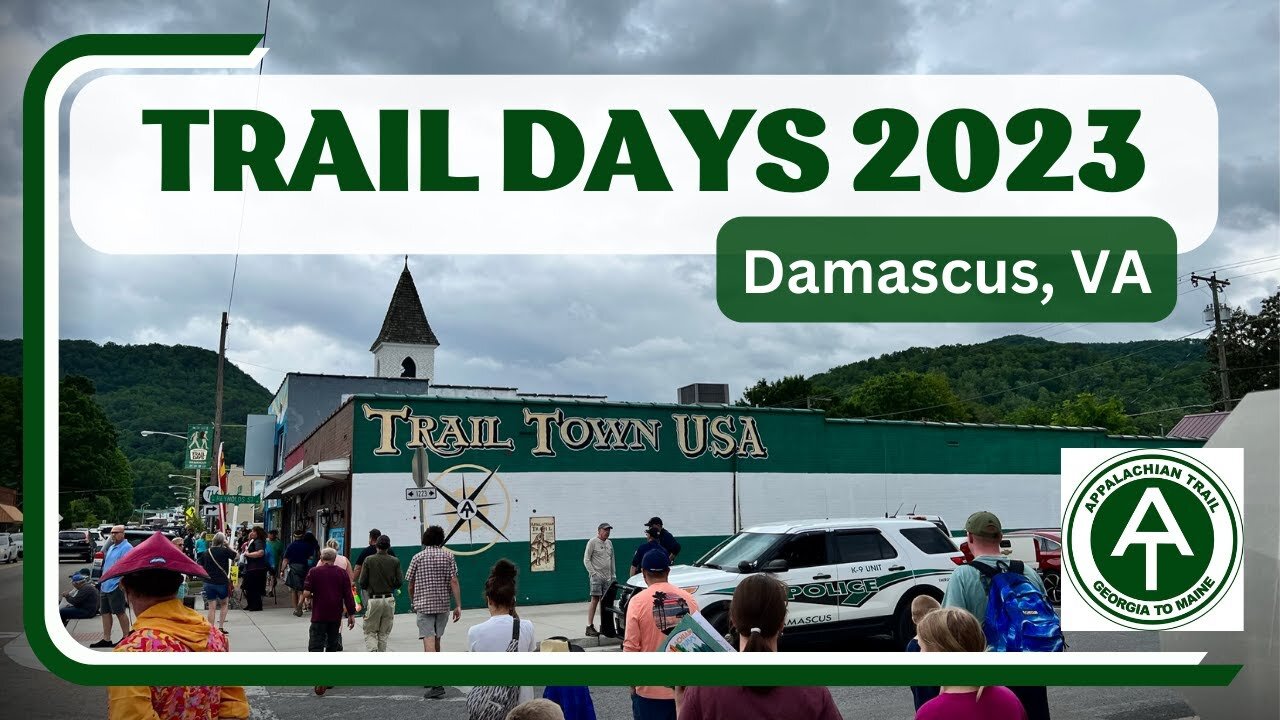 Trail Days 2023 with FULL Hiker Parade! #appalachiantrail #traildays #damascus