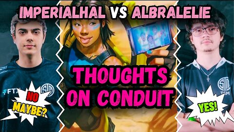 ImperialHal VS Albralelie THOUGHTS on CONDUIT, Apex Legends NEW LEGEND!
