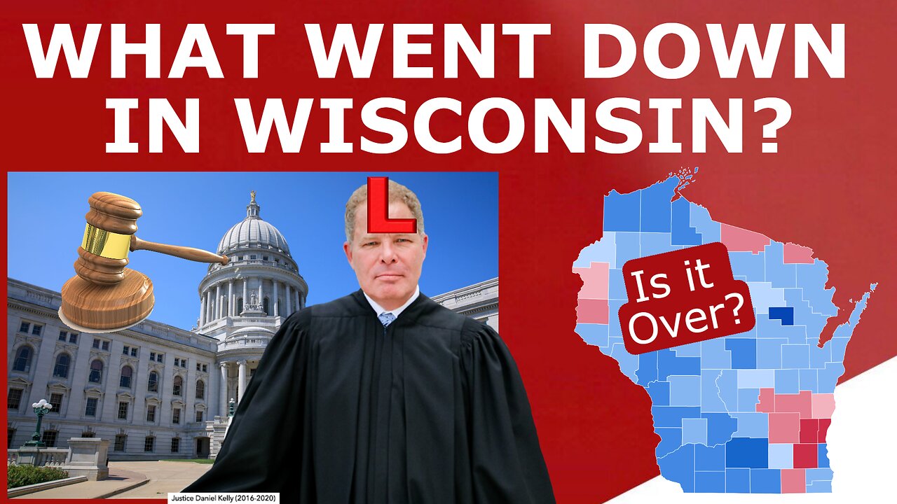 TURMOIL IN WISCONSIN! - Conservatives LOSE Supreme Court by 11 Points, Retain Senate Supermajority