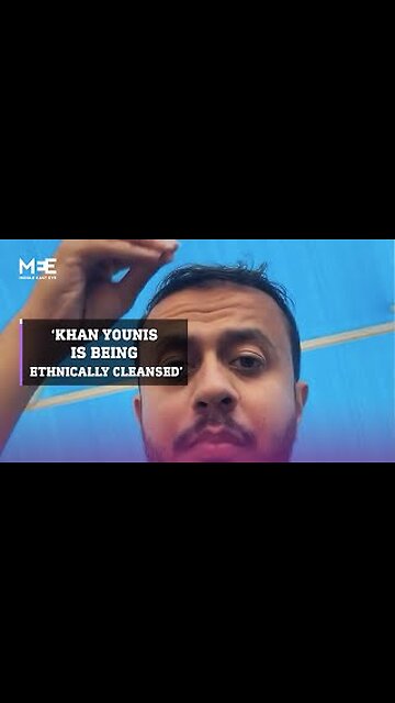 Palestinian journalist: ‘Khan Younis is being ethnically cleansed’