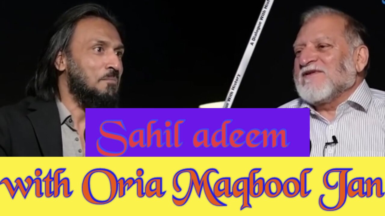 Sahil adeem with Oriya Maqbool Jan part 1