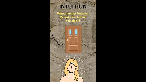 What number will you choose? #intuition