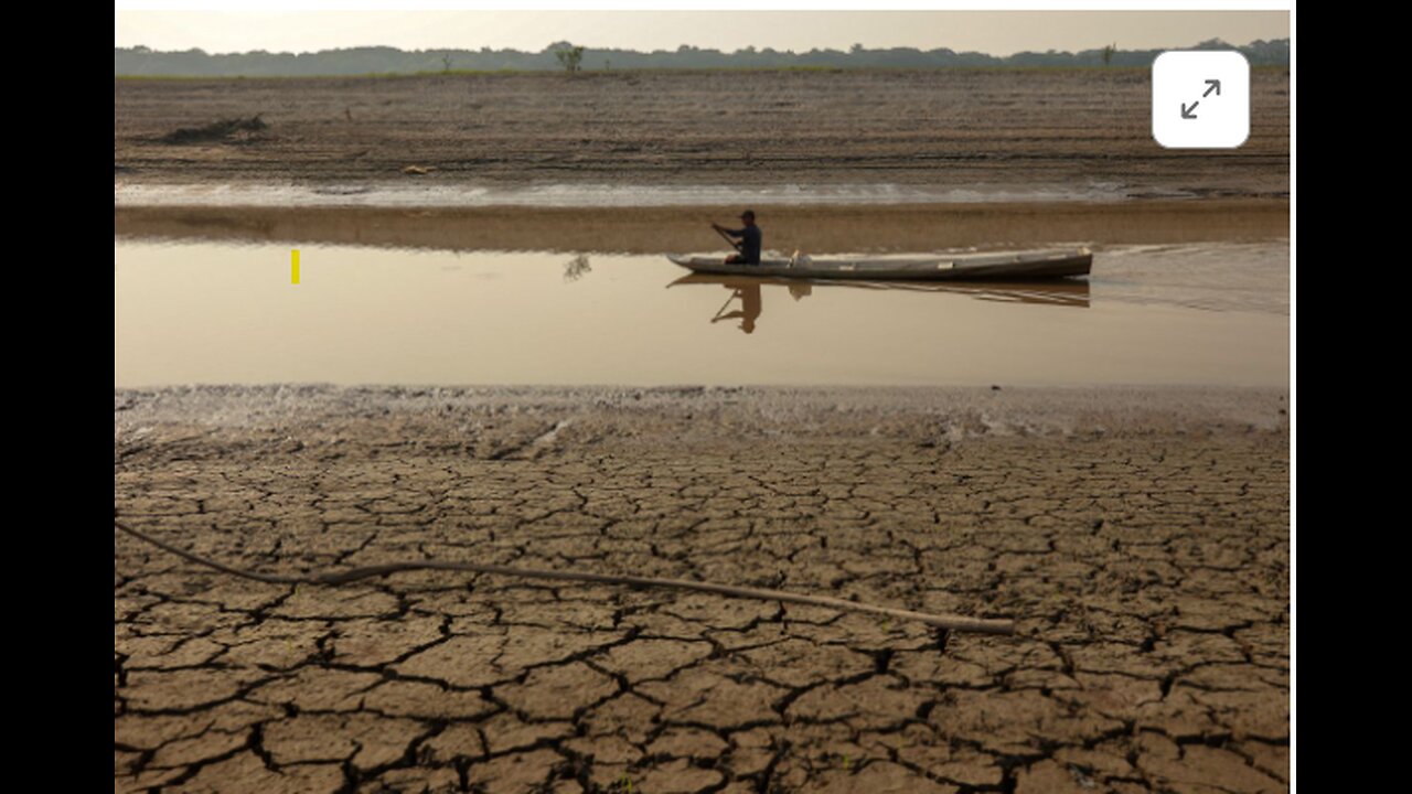 AMAZON DROUGHT IS DRYING UP RIVERS SO THEREFORE FISHING, HOUSE WATER & MORE