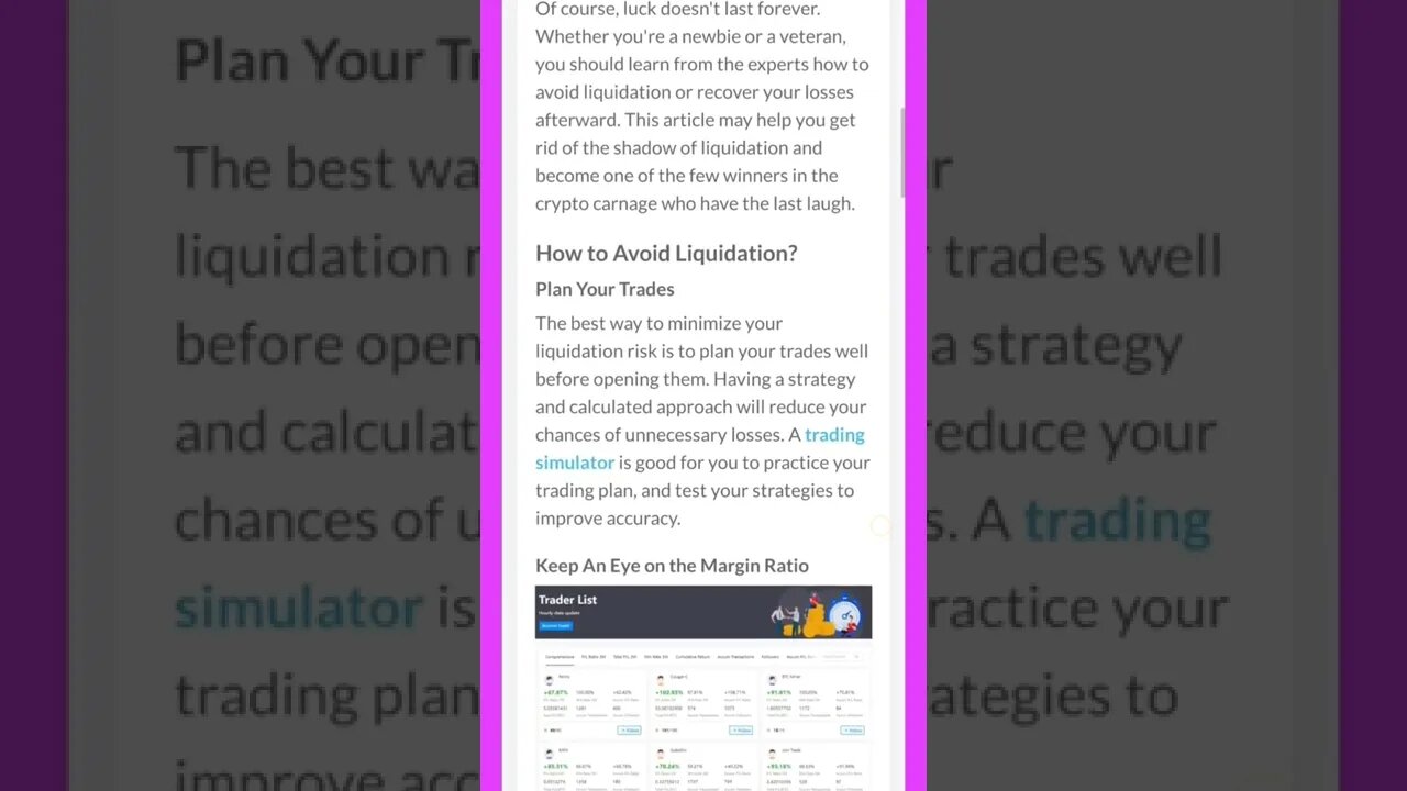 How to Avoid Liquidation? #cryptomash #cryptomashnews #cryptonews #viralvideo2022