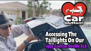 The Car Glutton: Accessing The Taillights On Our '95 Cadillac Seville