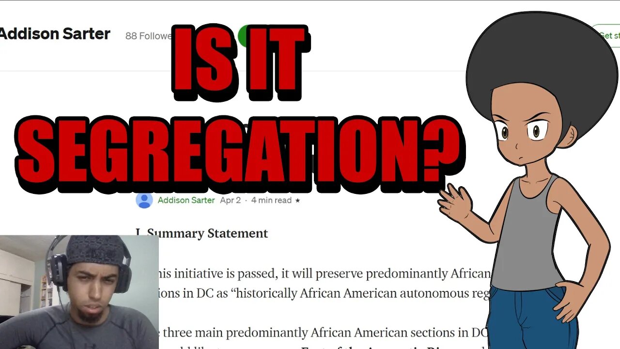 BLM Activist Calls Black Only Cities... Or did he?