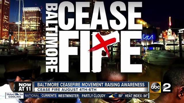 Baltimore cease fire movement heating up weeks before event