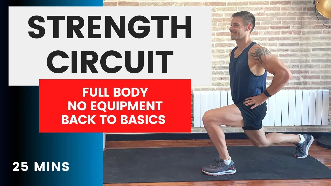 Back to Basics Strength Circuit | Build Muscle No Equipment | 25 Minutes | #CrockFitApp