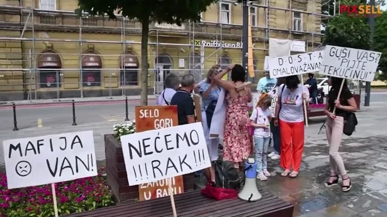 Prosvjed inicijative "Siščani ne žele biti smetlišćani"