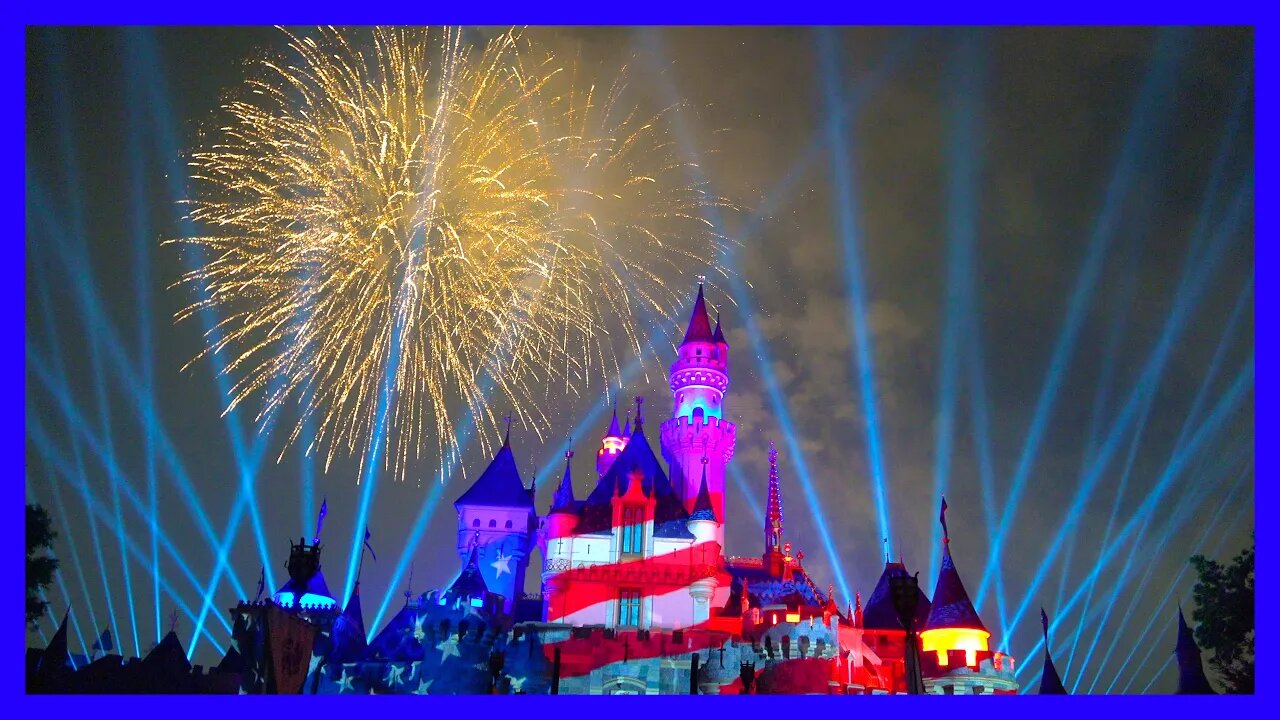 4th of July Fireworks at Disneyland 2021