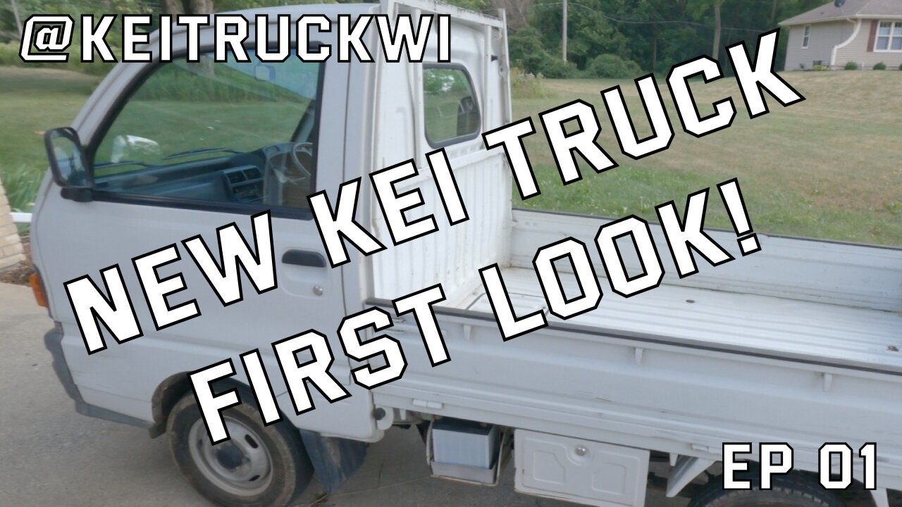 First look at my new (to me) Kei Truck - 1996 Mitsubishi Minicab - EP 01