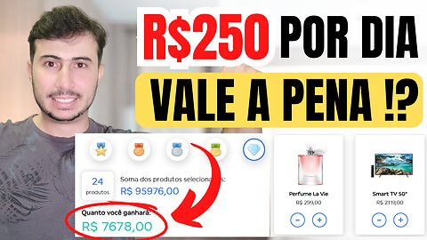 RENDA EXTRA DE R$250 POR DIA? REVELEI A VERDADE!