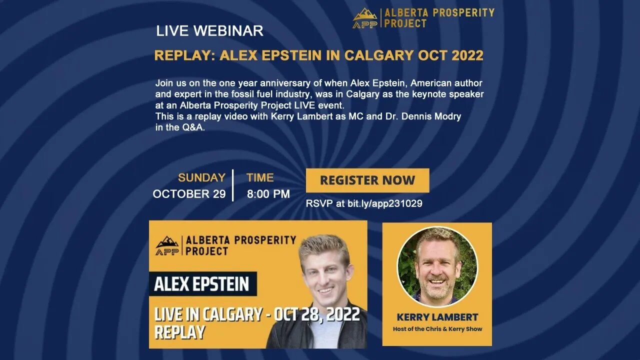 REPLAY: Alex Epstein in Calgary Oct 2022