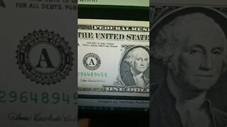 This dollar bill has an ERROR! #shorts #coins