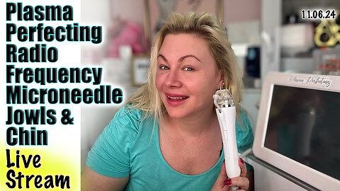 Live Plasma Perfecting Radio Frequency Microneedle my Jowls & Chin! Code Jessica500 Saves