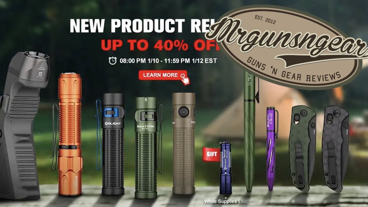 January Olight Flash Sale: Warrior 3S, Baton 3 Pro Max, Sigurd, & More 🔦