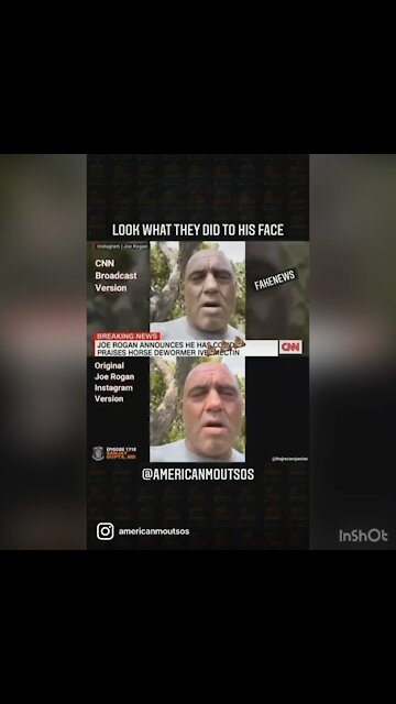 What CNN did to Joe Rogan's Face