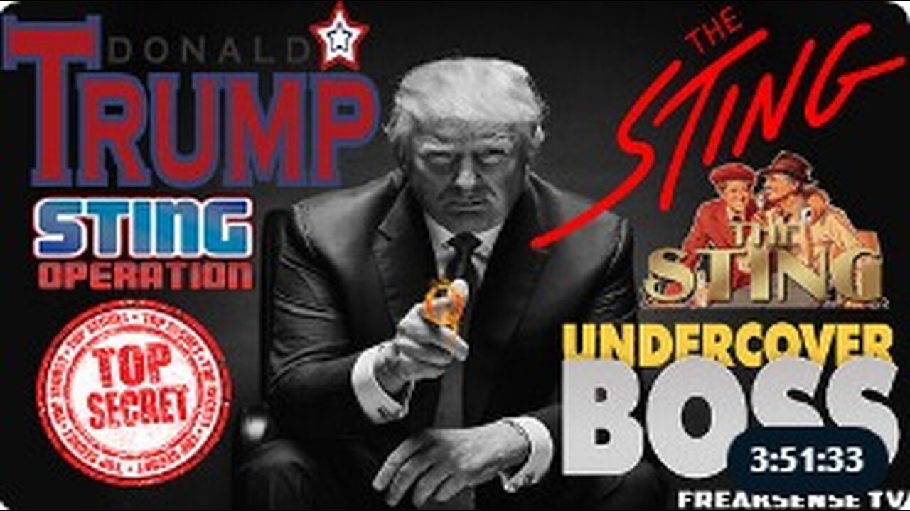 Charlie Freak LIVE ~ Donald Trump &amp; the Greatest Sting Operation of them All, Part Three