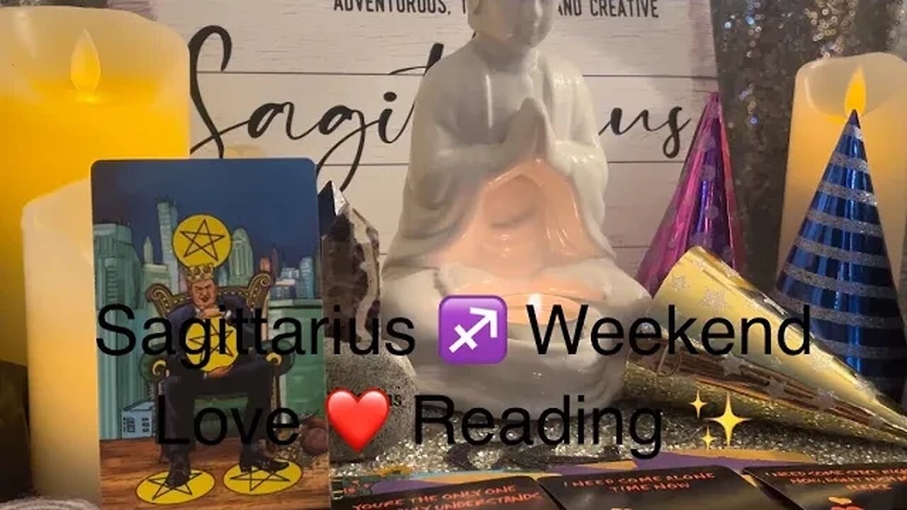 🧚🏾‍♂️✨❤️Stressing the Need for SPACE!! 🫷🏼Sagittarius 🏹 Genl Weekend Love Reading ❤️✨🧚🏾‍♂️