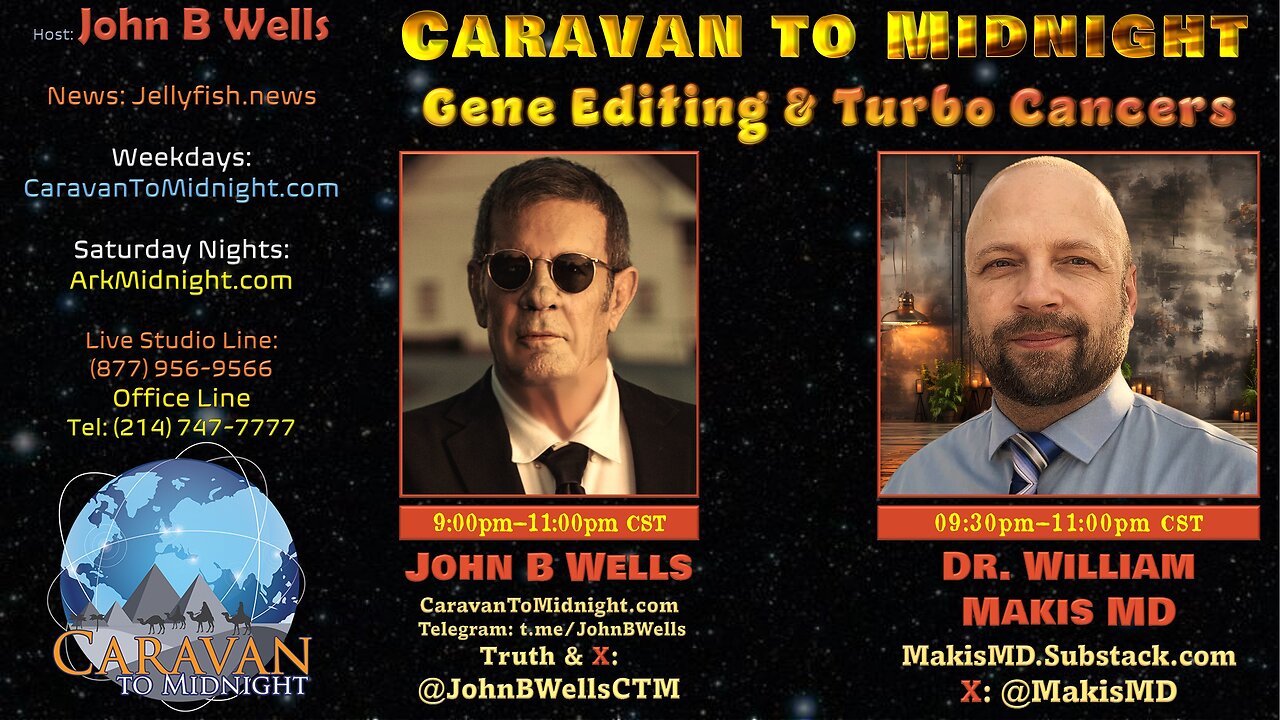 Gene Editing & Turbo Cancers - John B Wells LIVE