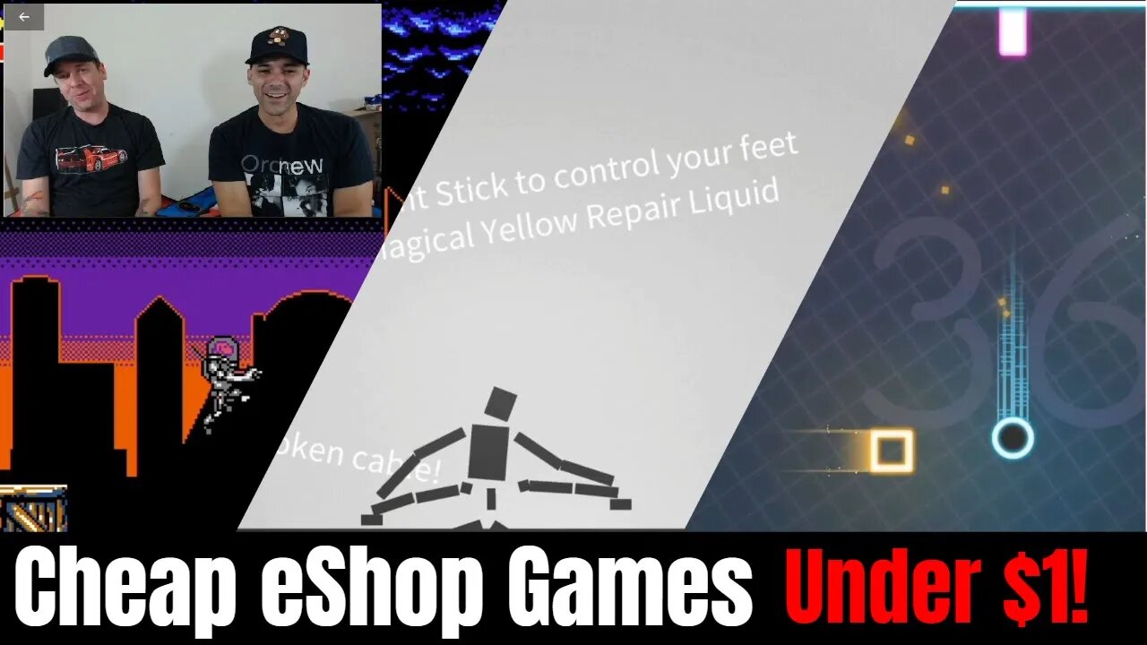 Game Night: Ed & Adam Play More Cheap eShop Games! #biolabwars #safetyfirst #dingdongxl