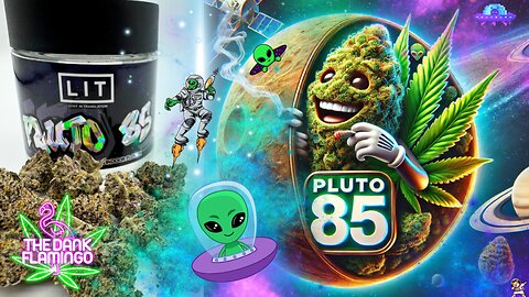 Trying Pluto 85 THCa from Lit Farms! The Dank Flamingo Cannabis Review!!