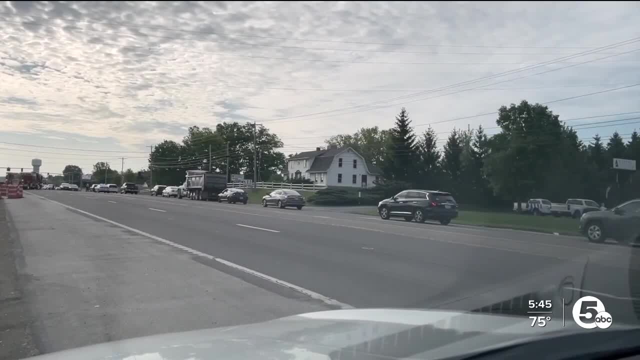 3 construction workers struck by vehicle on State Route 18 in Medina County