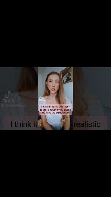 "Men watch your Thoughts not my Clothes"