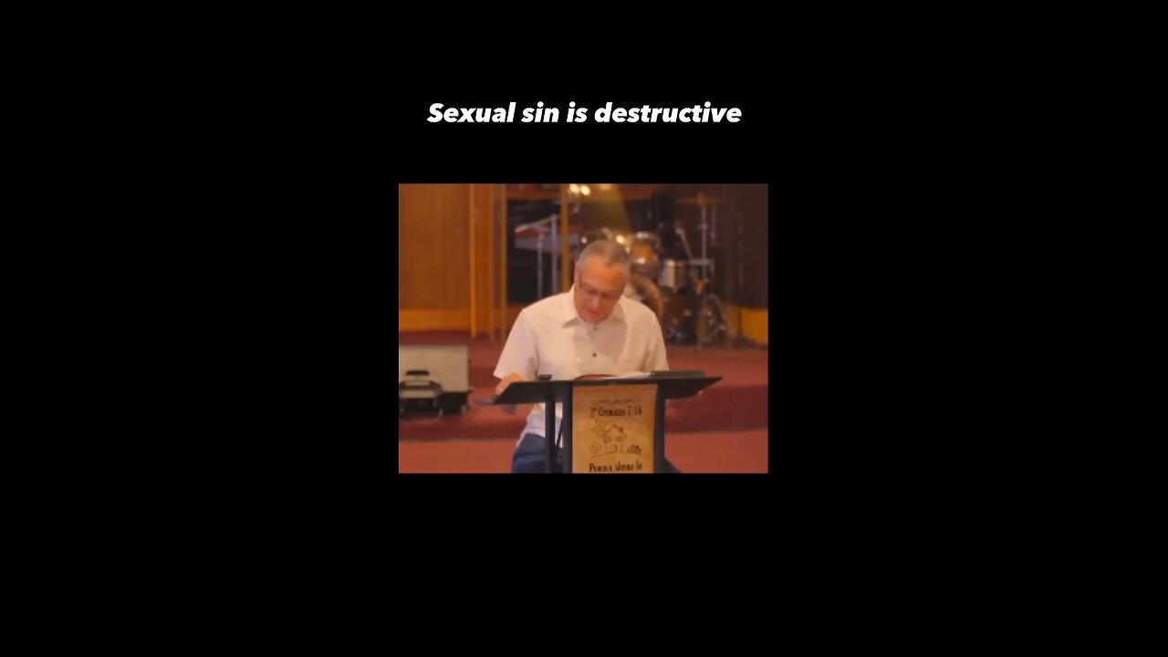 Sexual sin will bring destruction into your life