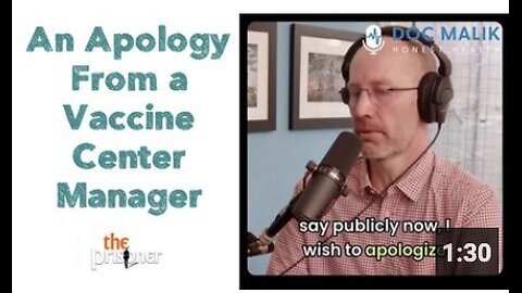 An Apology From a Vaccine Center Manager