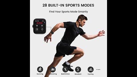 Smart Watch(MakeAnswer Call), Fitness Watch with Blood Pressure Heart Rate Monitor 1.7" Blueto...